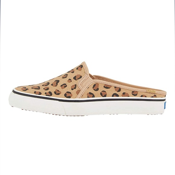 Keds Shoes - Keds Double Decker Mule Leopard Sneaker